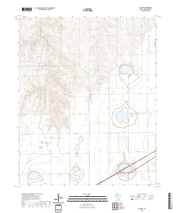 USGS Topographic Map – Cuyler