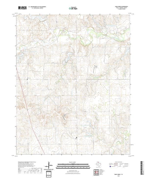 USGS Topographic Map – Dads Creek