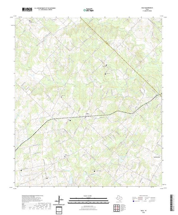 USGS Topographic Map – Dale