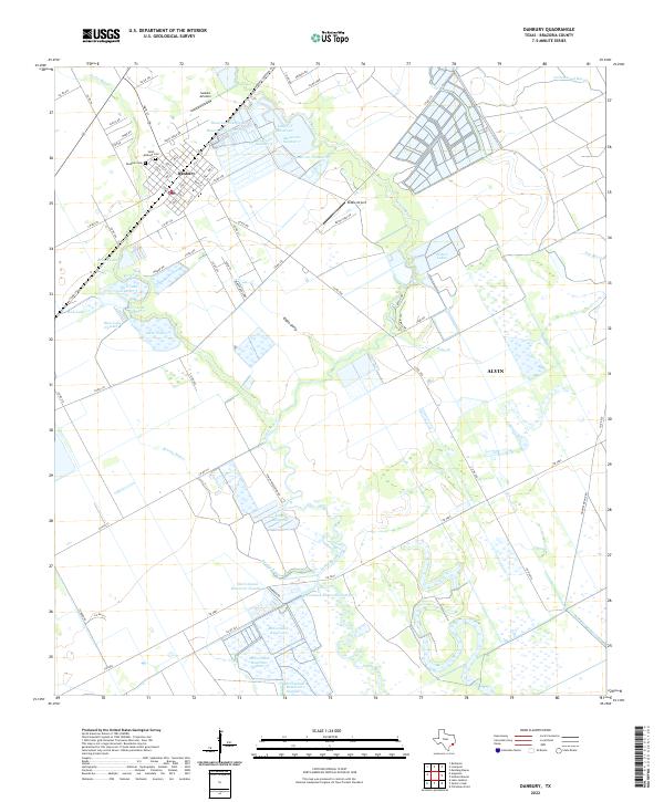 USGS Topographic Map – Danbury