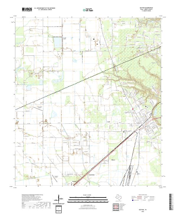 USGS Topographic Map – Dayton