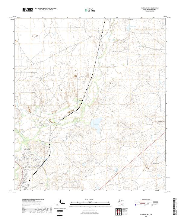 USGS Topographic Map – Deadmans Hill