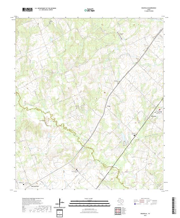 USGS Topographic Map – Deanville