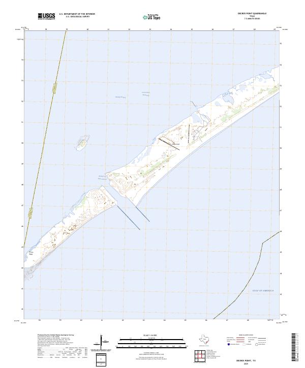 USGS Topographic Map – Decros Point
