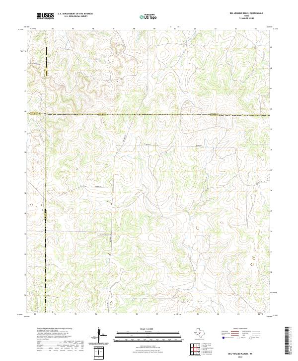 2022 Map of Del Venado Ranch, 2022 Print