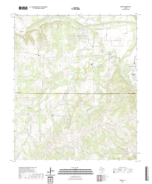 USGS Topographic Map – Dennis