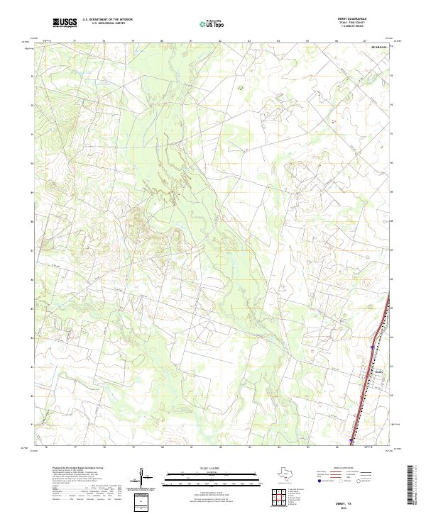 USGS Topographic Map – Derby