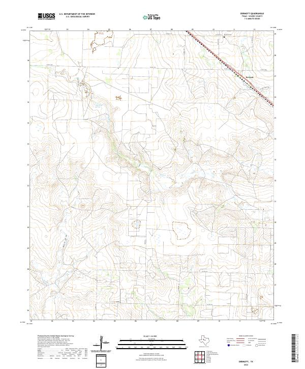 USGS Topographic Map – Dermott