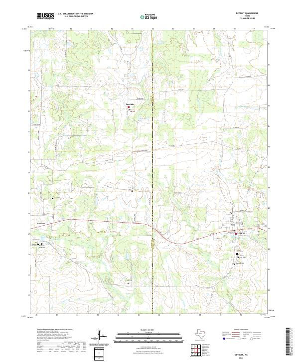 USGS Topographic Map – Detroit