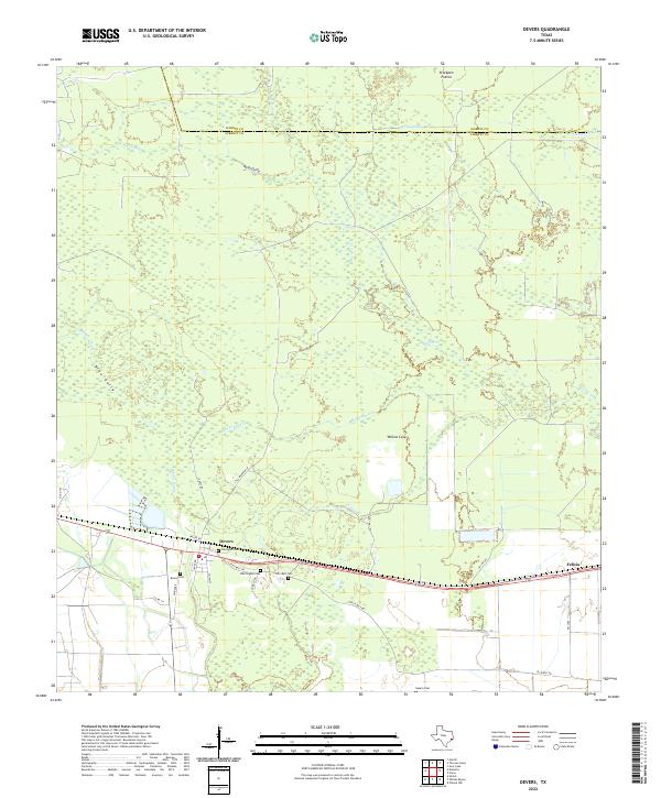 USGS Topographic Map – Devers