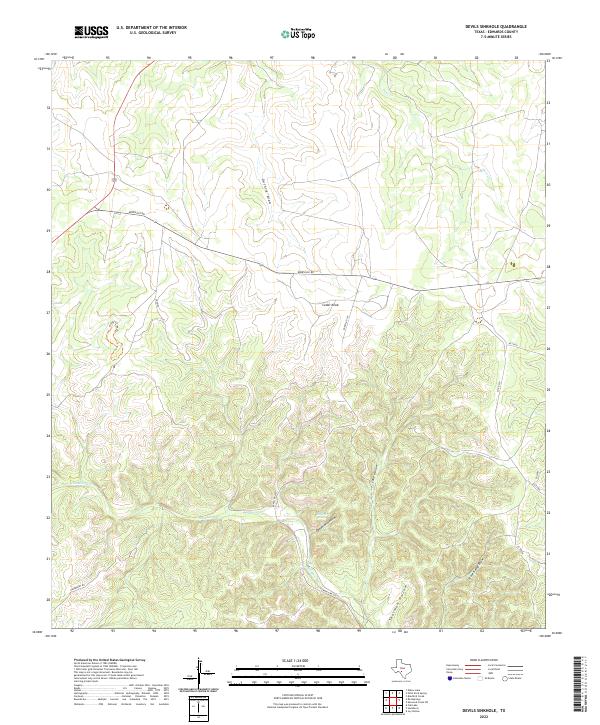 USGS Topographic Map – Devils Sinkhole