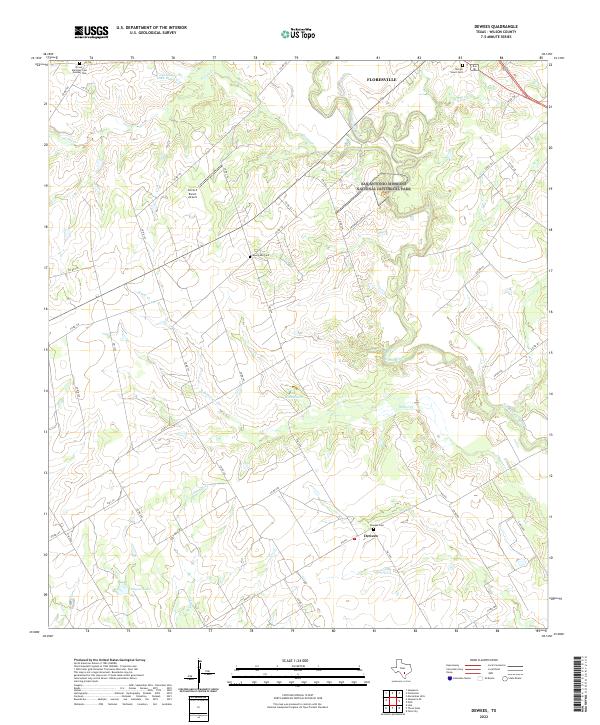 USGS Topographic Map – Dewees