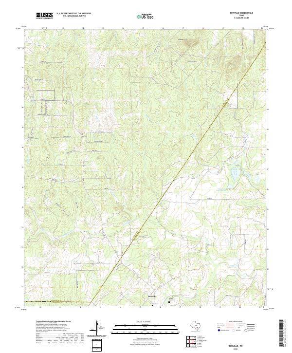 USGS Topographic Map – Dewville