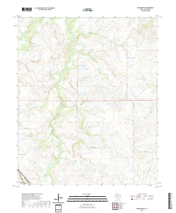 USGS Topographic Map – Dickworsham