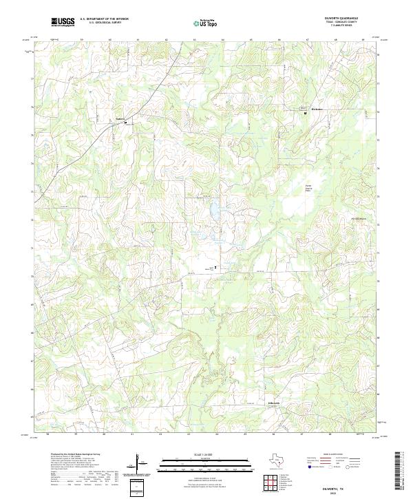 USGS Topographic Map – Dilworth