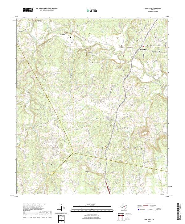 USGS Topographic Map – Ding Dong