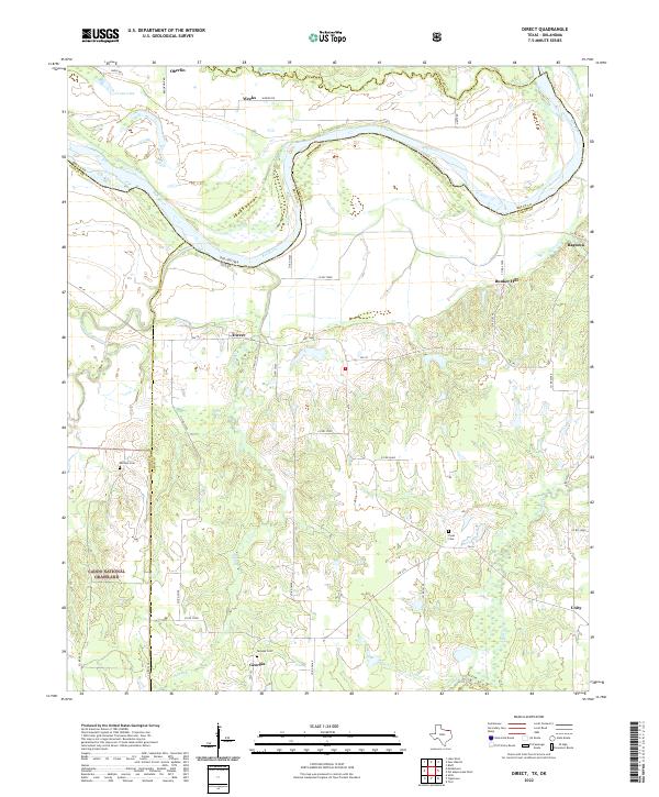 USGS Topographic Map – Direct