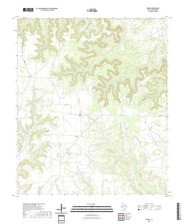 2022 Map of Divide, 2022 Print
