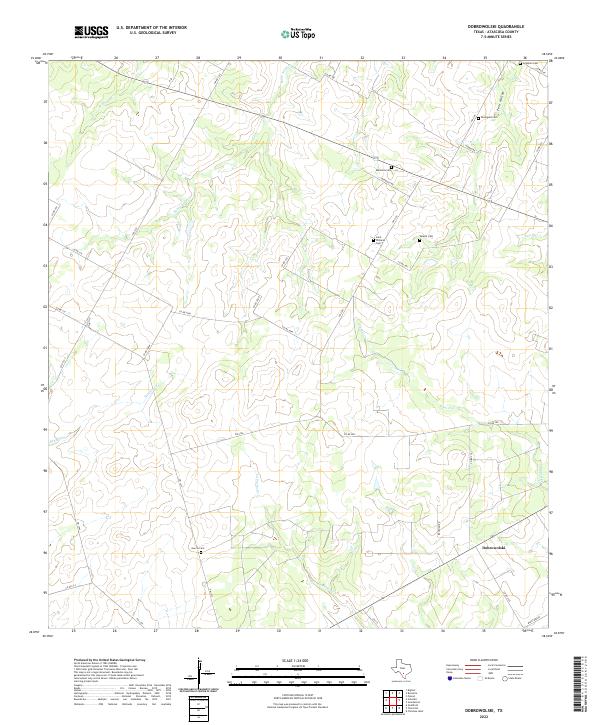 USGS Topographic Map – Dobrowolski