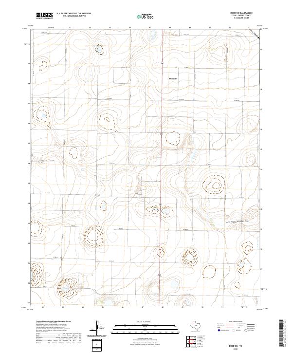 USGS Topographic Map – Dodd NE