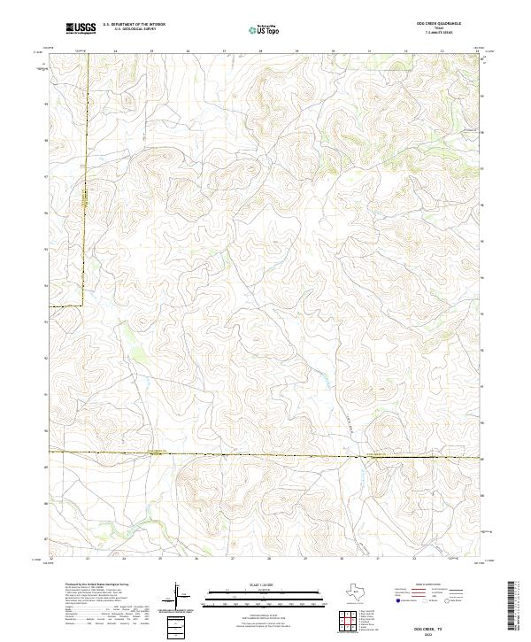 USGS Topographic Map – Dog Creek