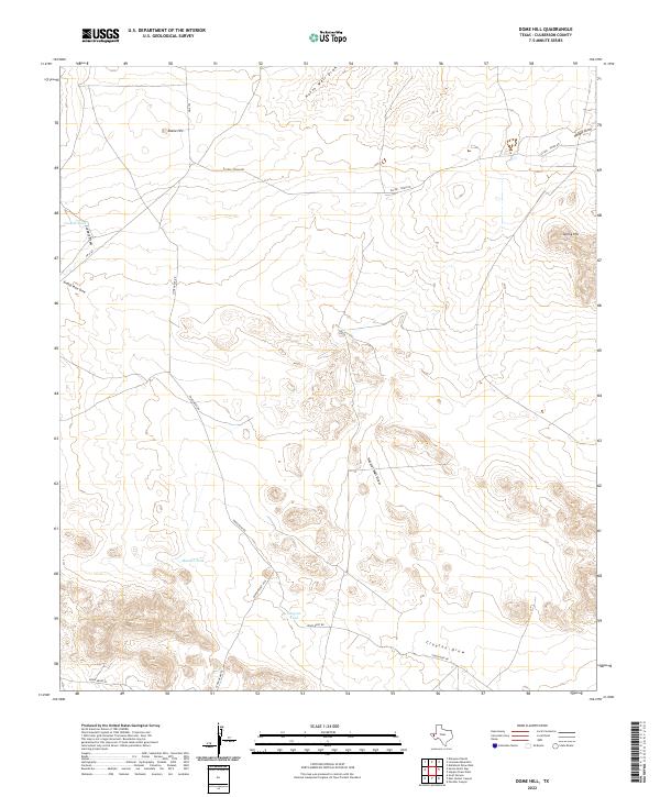 USGS Topographic Map – Dome Hill