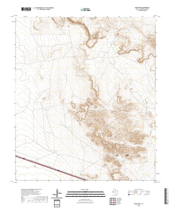 USGS Topographic Map – Dome Peak
