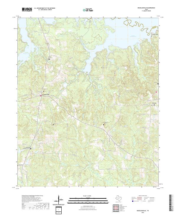 USGS Topographic Map – Douglassville