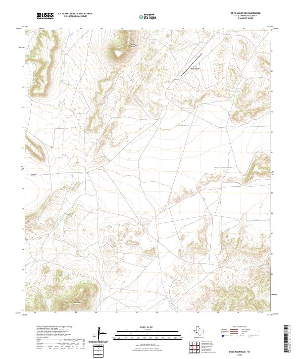 USGS Topographic Map – Dove Mountain