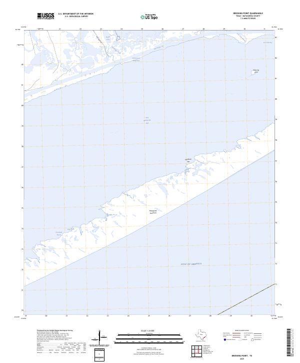 USGS Topographic Map – Dressing Point