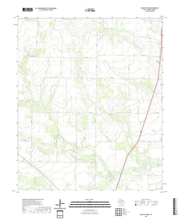 USGS Topographic Map – Dudleys Creek