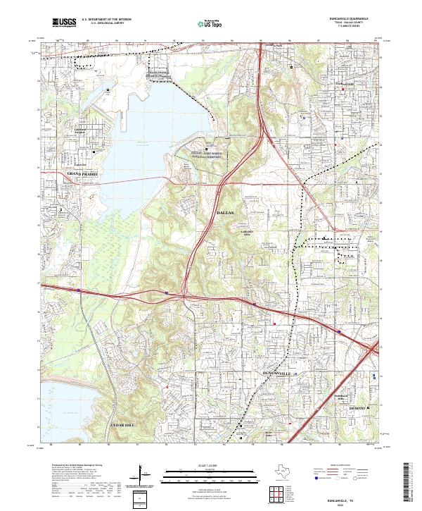 USGS Topographic Map – Duncanville