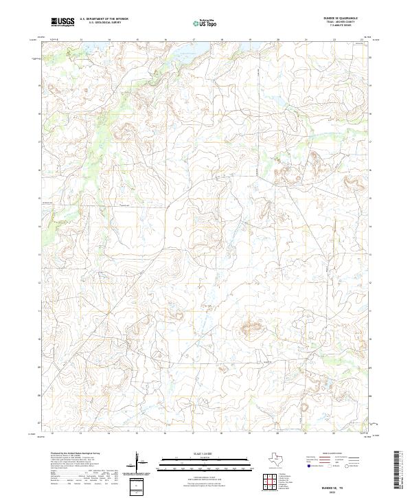 USGS Topographic Map – Dundee SE