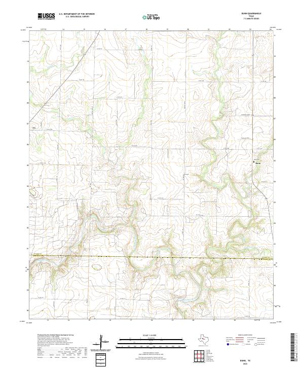 USGS Topographic Map – Dunn