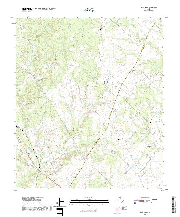 USGS Topographic Map – Dunn Creek