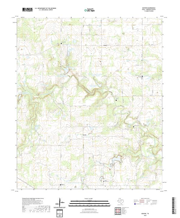 USGS Topographic Map – Duster