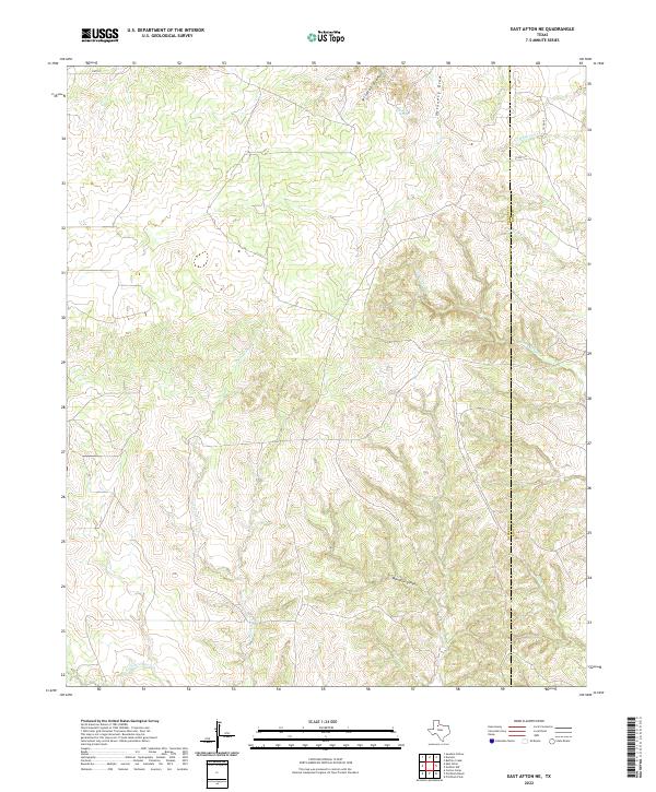 USGS Topographic Map – East Afton NE