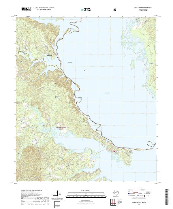USGS Topographic Map – East Hamilton