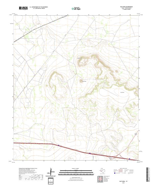 USGS Topographic Map – East Mesa