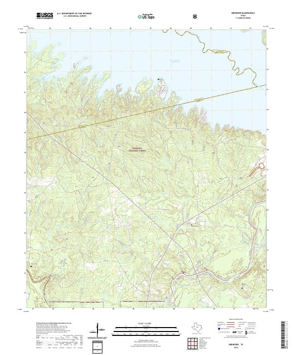 USGS Topographic Map – Ebenezer