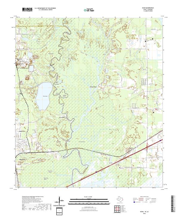 USGS Topographic Map – Echo