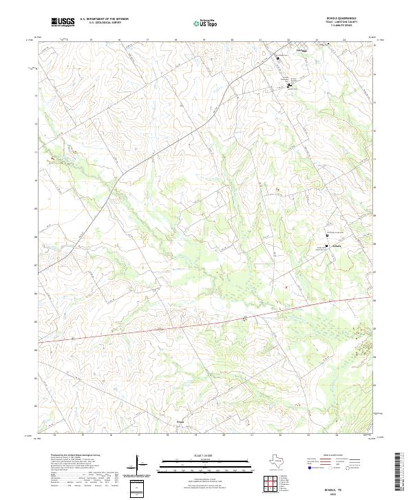 USGS Topographic Map – Echols