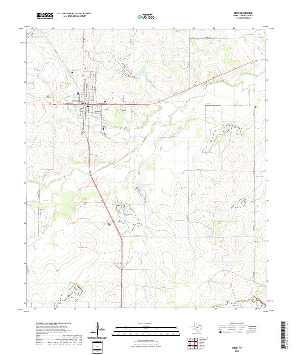 USGS Topographic Map – Eden