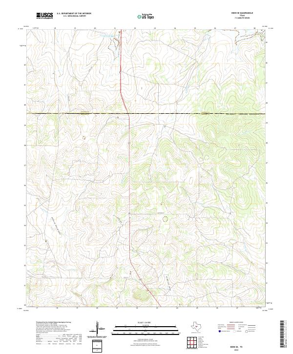 USGS Topographic Map – Eden SE