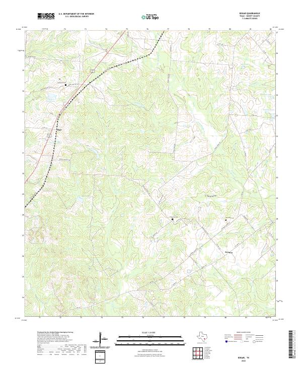 USGS Topographic Map – Edgar