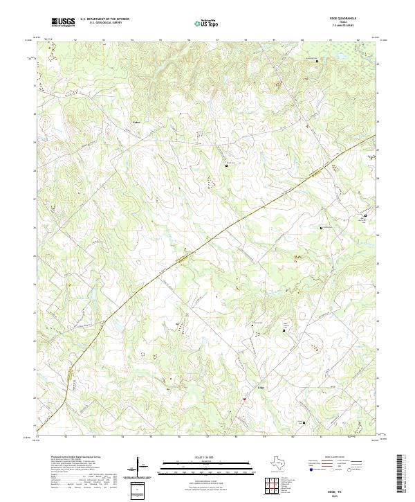 USGS Topographic Map – Edge