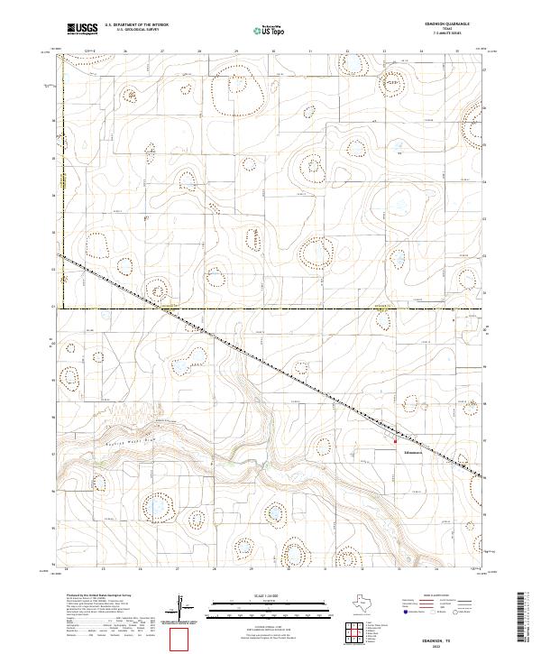 USGS Topographic Map – Edmonson