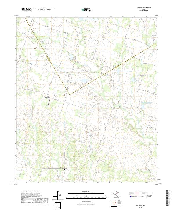 USGS Topographic Map – Edna Hill