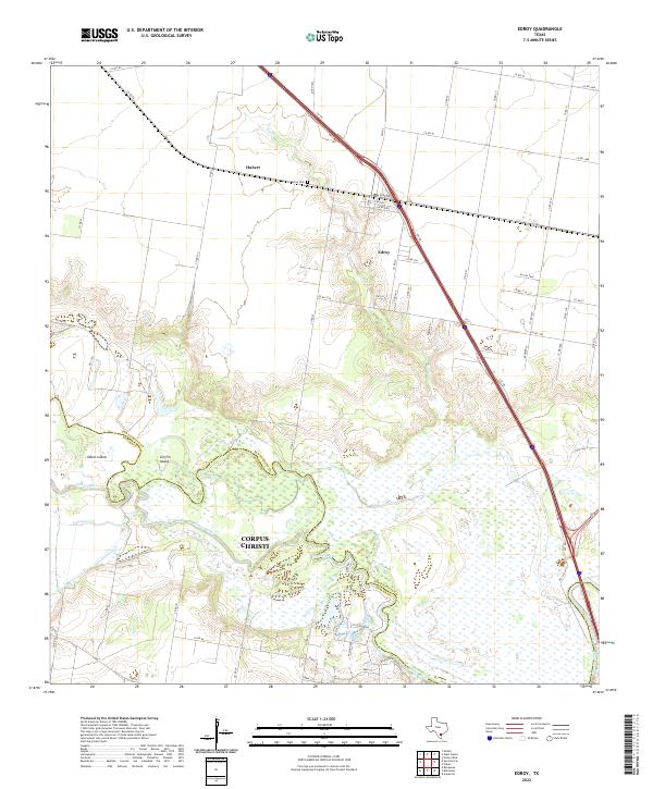 USGS Topographic Map – Edroy