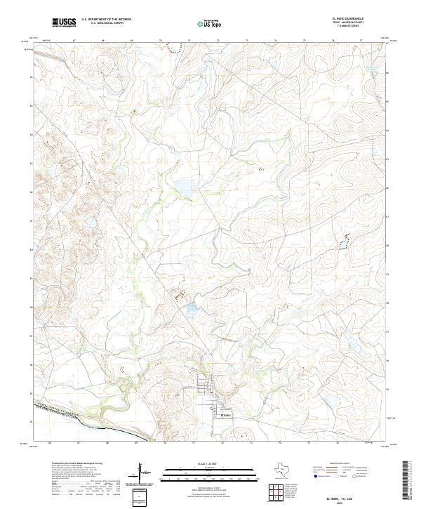 USGS Topographic Map – El Indio